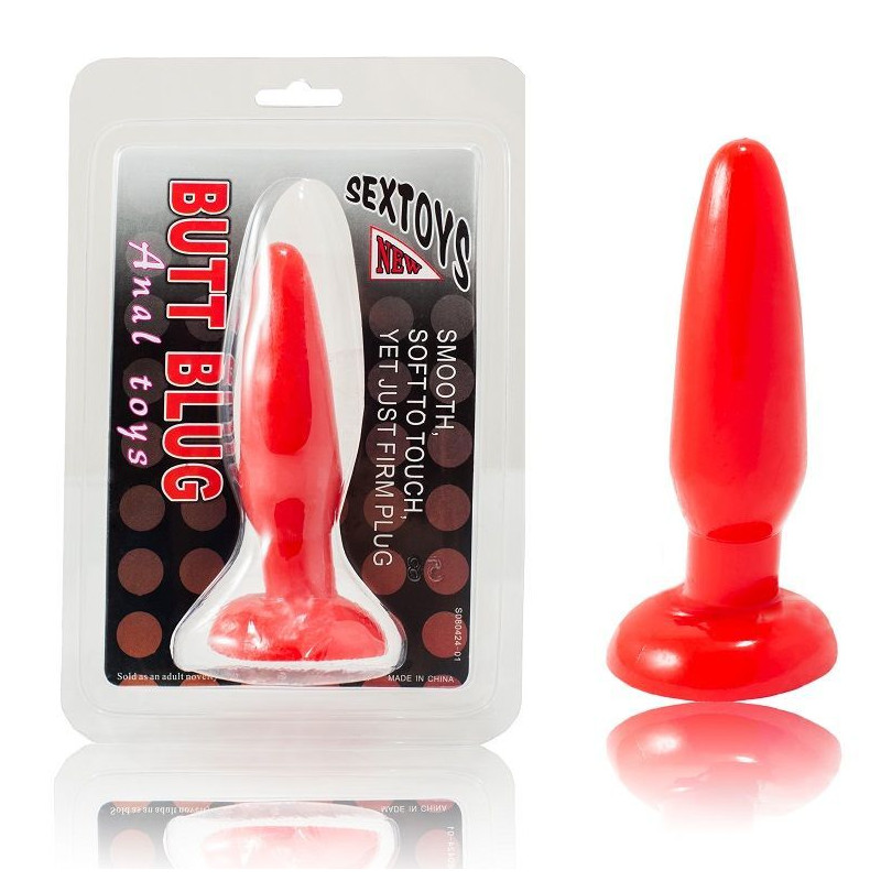 BAILE - PETIT PLUG ANAL ROUGE 15 CM 1 