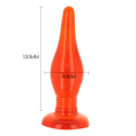 BAILE - RED SOFT TOUCH ANAL PLUG 14.2 CM 4 