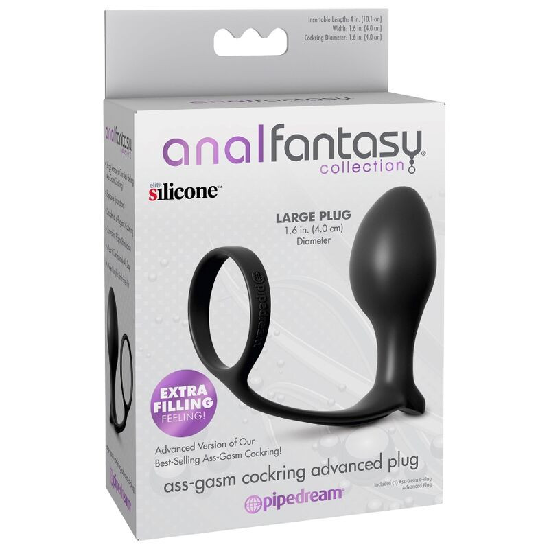 ANAL FANTASY - COLLECTION ASS-GASM ADVANCED ANNEAU AVEC PLUG ANAL 4 