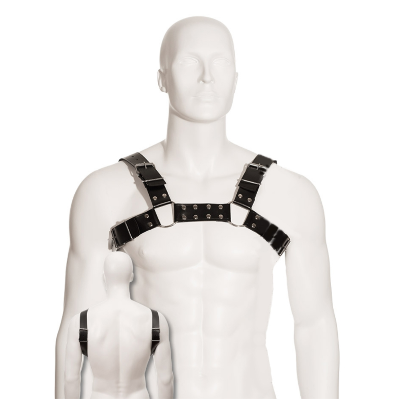 LEATHER BODY - SCHWARZ BULL DOG HARNESS 1 