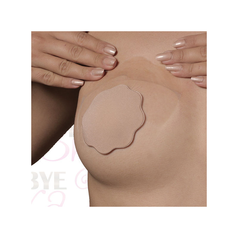 BYE-BRA - BREASTS ENHANCER + NIPPLE COVERS SILK CUP D/F 4 