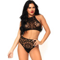 LEG AVENUE - 2 PIECES SET TOP AND PANTIES M/L 2 