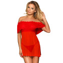 SUBBLIME - DRESSES KURZES KLEID + THONG RED S / M. 1 