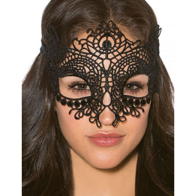 QUEEN LINGERIE - LACE MASK ONE SIZE 1 