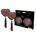 COQUETTE CHIC DESIRE - COPRI CAPEZZOLI CUORE NERO / ROSSO 1 