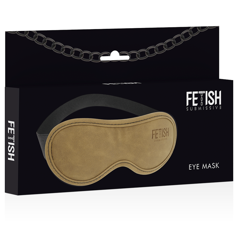 FETISH SUBMISSIVE ORIGEN - VEGAN LEATHER MASK WITH NEOPRENE LINING 3 