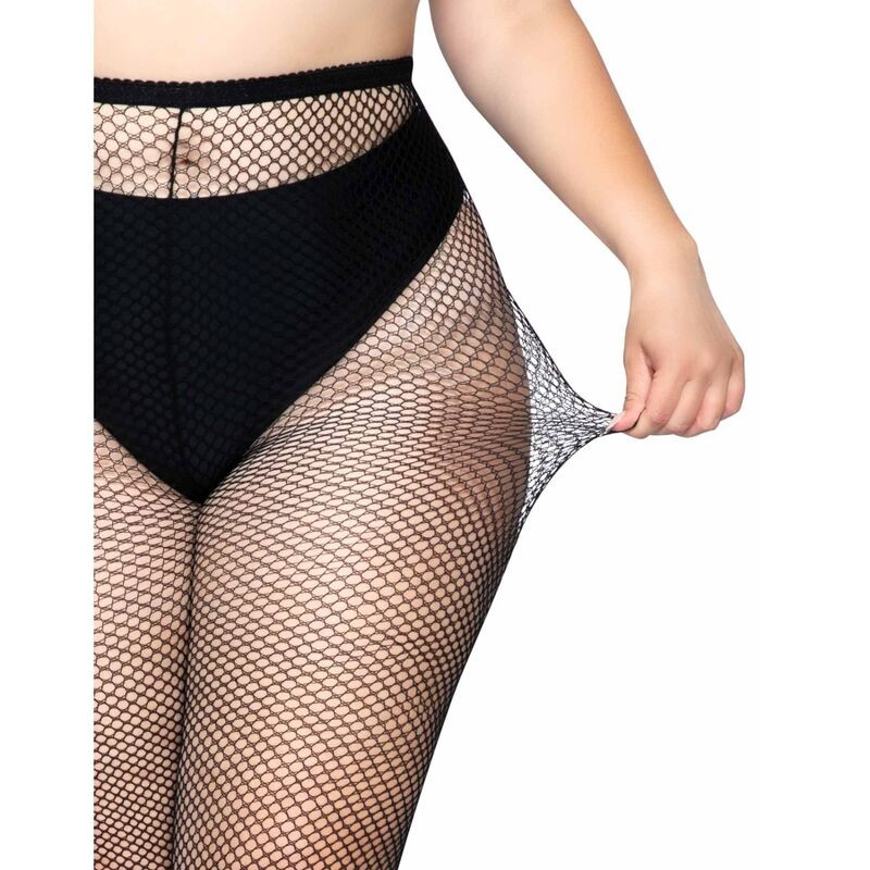 LEG AVENUE - FISHNET PANTYHOSE PLUS SIZE 1 