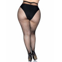 LEG AVENUE - FISHNET PANTYHOSE PLUS SIZE 3 