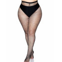 LEG AVENUE - BACKSEAM PANTYHOSE BLACK PLUS SIZE 1 