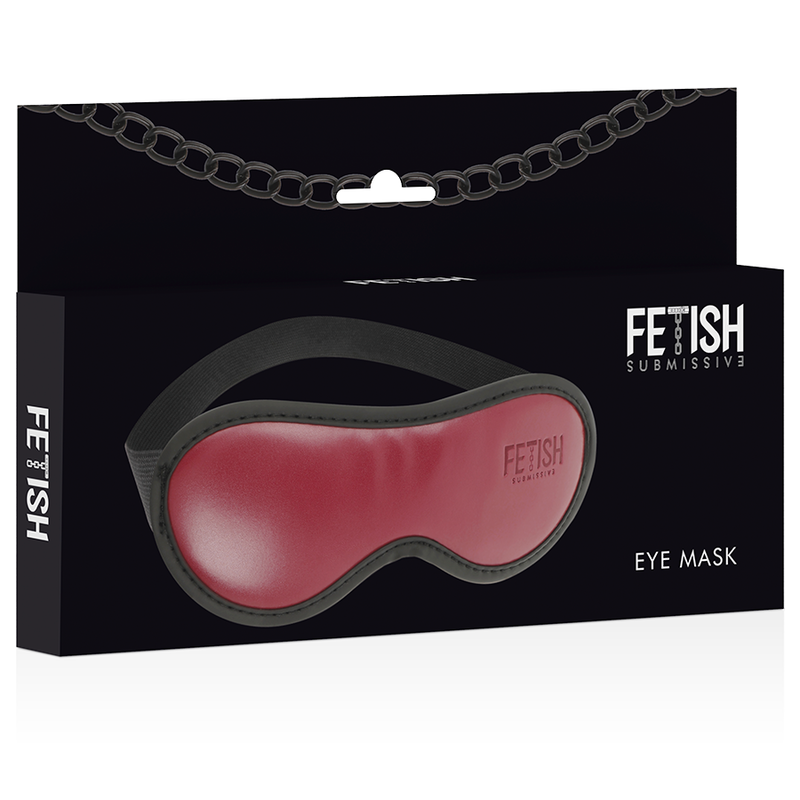 FETISH SUBMISSIVE DARK ROOM - MASCHERA VEGANA IN PELLE CON FODERA IN NEOPRENE 3 