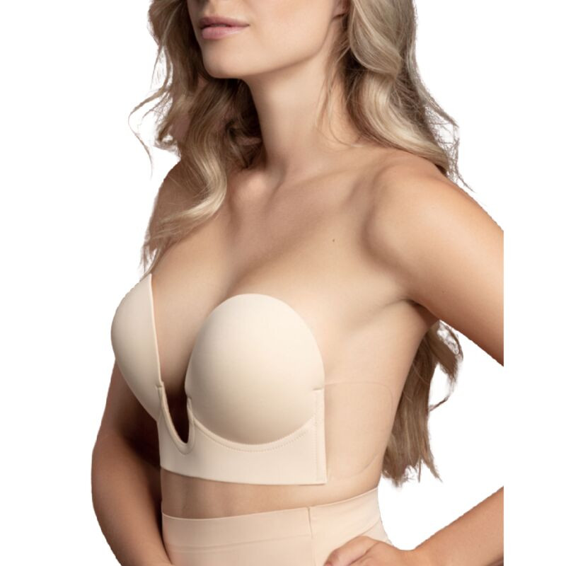 BYE-BRA - REGGISENO SENZA MANIGLIE EN U BEIGE COPPA E 1 