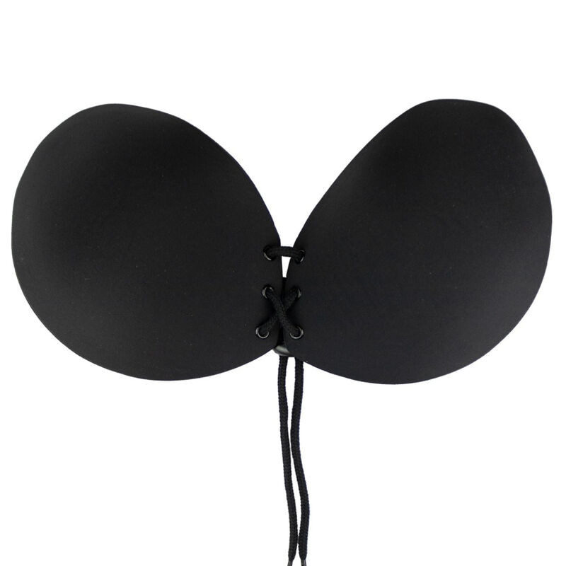 BYE-BRA - REGGISENO ADHESIVO ENTRELAZADO NERO COPPA A 3 