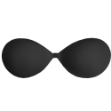 BYE-BRA - REGGISENO INVISIBLE NERO COPPA A 1 