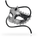 OHMAMA - MASCHERE MASCHERA NERA DIAMOND GRIGIA 1 