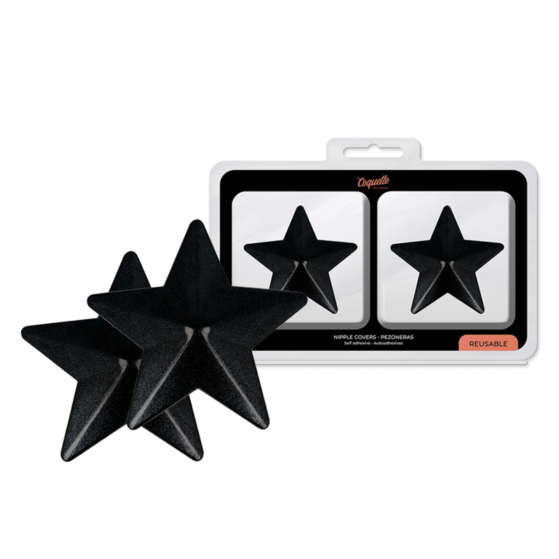 COQUETTE CHIC DESIRE - COPRI CAPEZZOLI BLACK STARS 1 