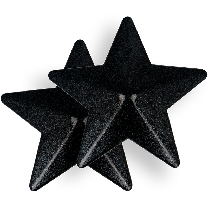 COQUETTE CHIC DESIRE - NIPPLE COVERS BLACK STARS 2 