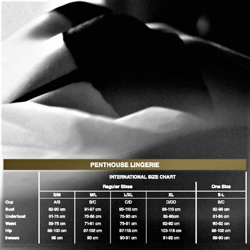 PENTHOUSE - CLASSIFIED PERIZOMA NERO L/XL 2 