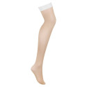 OBSESSIVE - S814 STOCKINGS WHITE S/M 2 