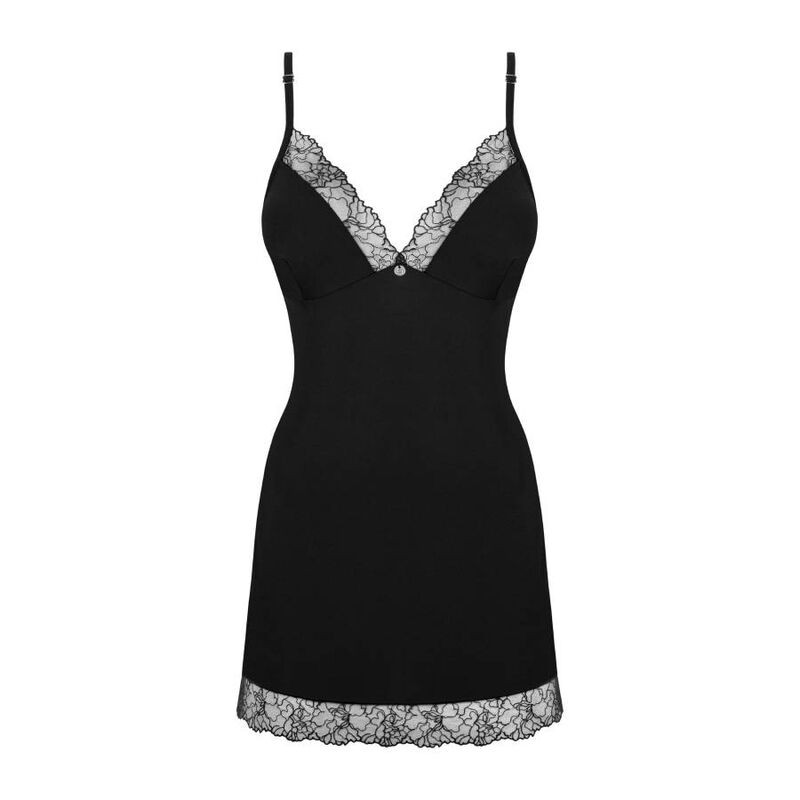 OBSESSIVE - BELLA ROU CHEMISE & THONG XS/S 4 