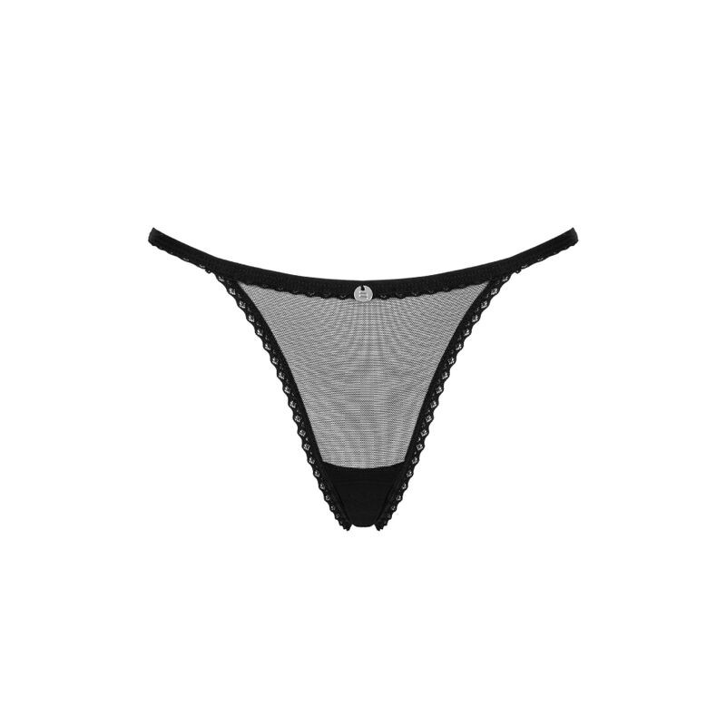 OBSESSIVE - CELIA NOIR THONG XS/S 4 