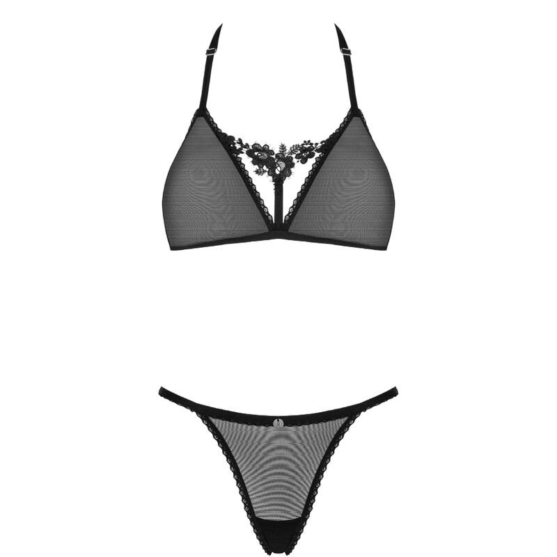 OBSESSIVE - SET CELIA NOIR 2 PEZZI XS/S 2 