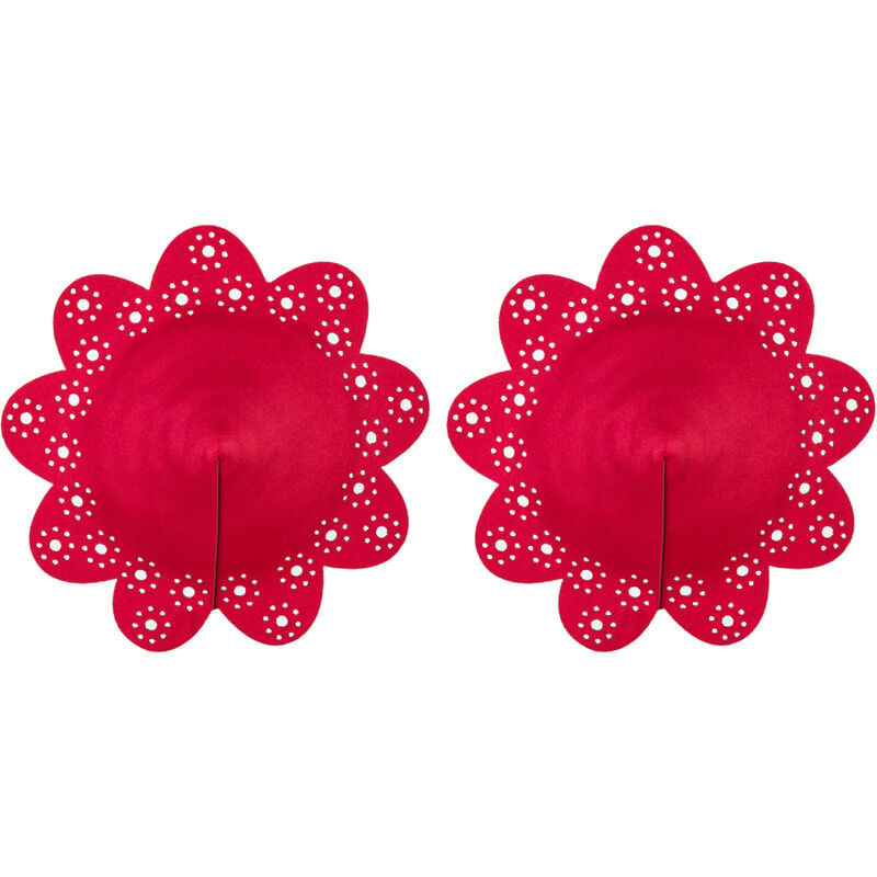 OBSESSIVE - A770 RED NIPPLE COVERS ONE SIZE 3 