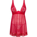 OBSESSIVE - LACELOVE BABYDOLL E TANGA ROSSO M/L 4 