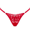 OBSESSIVE - LACELOVE THONG RED XS/S 4 