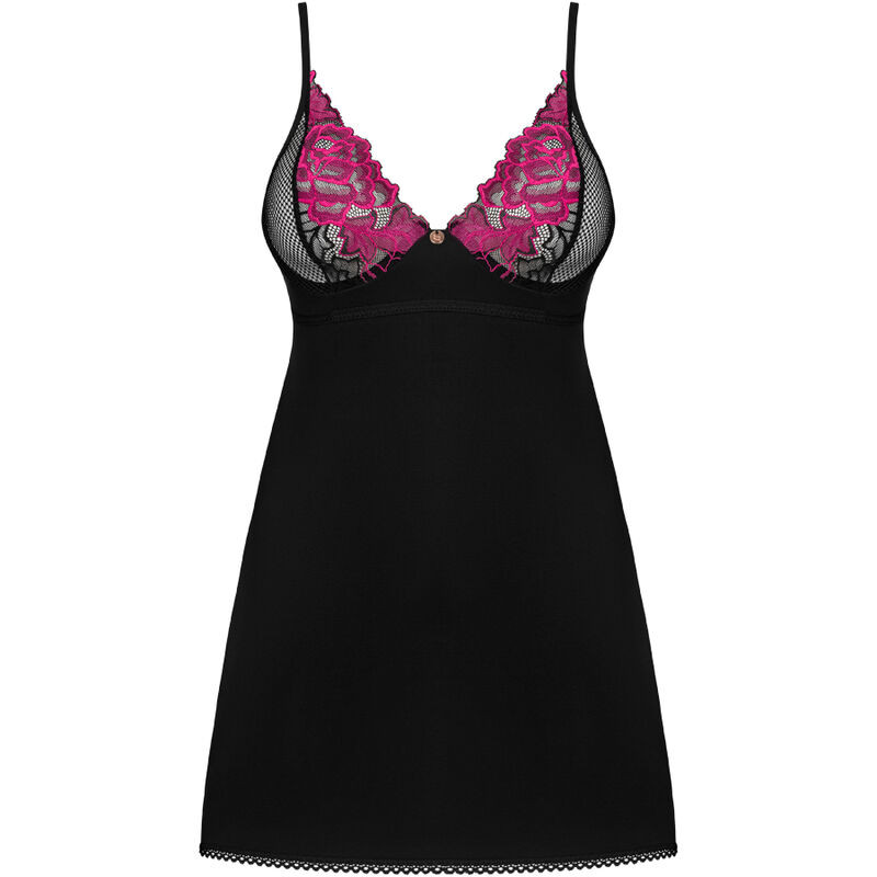 OBSESSIVE - ROSENTY CHEMISE & TANGA XS/S 4 