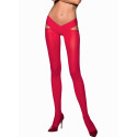 PASSION - TIOPEN 005 ROTE STRUMPFHOSE 1/2 60 DEN 1 