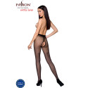 PASSION - TIOPEN 010 SCHWARZE STRUMPFHOSE 1/2 20 DEN 1 