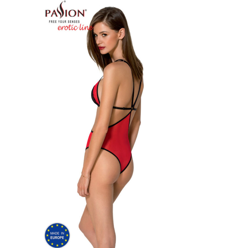 PASSION - PEONIA CORPO LINEA EROTICA ROSSO S/M 1 