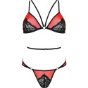 PASSION - PEONIA SET EROTIC LINE RED L/XL 2 