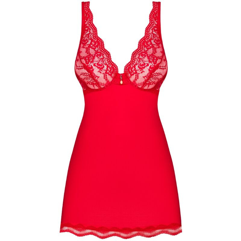 OBSESSIVE - LUVAE BABYDOLL & TANGA ROSSO S/M 4 