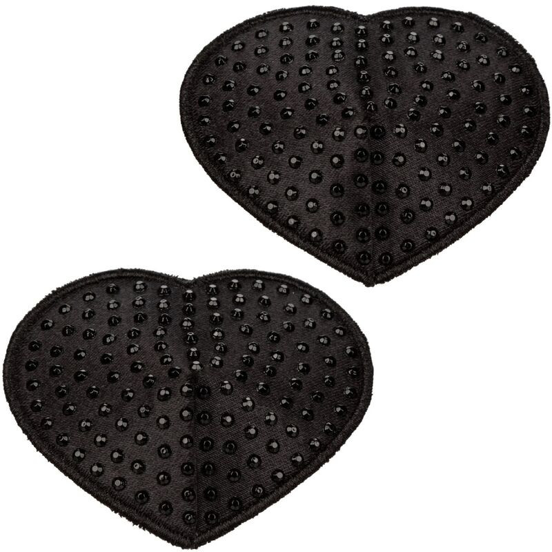 CALEXOTICS - RADIANCE HEART-SHAPED JEWEL NIPPLE SHIELDS 1 