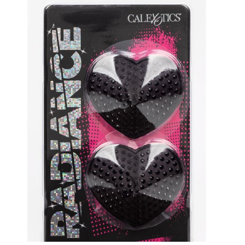 CALEXOTICS - RADIANCE HEART-SHAPED JEWEL NIPPLE SHIELDS 5 