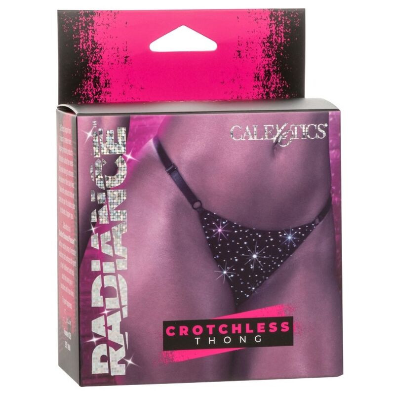 CALEXOTICS - RADIANCE CROTCHLESS THONG RHINE 3 