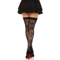 LEG AVENUE - STOCKS NET DE ROSES SAUVAGES NOIR 1 