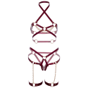 LEG AVENUE - HARNESS BH & HEART GARTER L 5 