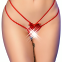 CHILIROSE - CR 4695 BABYDOLL & THONG CROTCHLESS RED S/M 1 