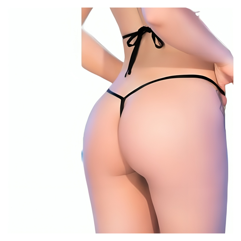 CHILIROSE - CR 4382 STRING NOIR S/M 1 