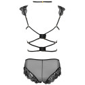 LIVCO CORSETTI FASHION - PALMENOM LC 90614 BRA + PANTY BLACK 3 