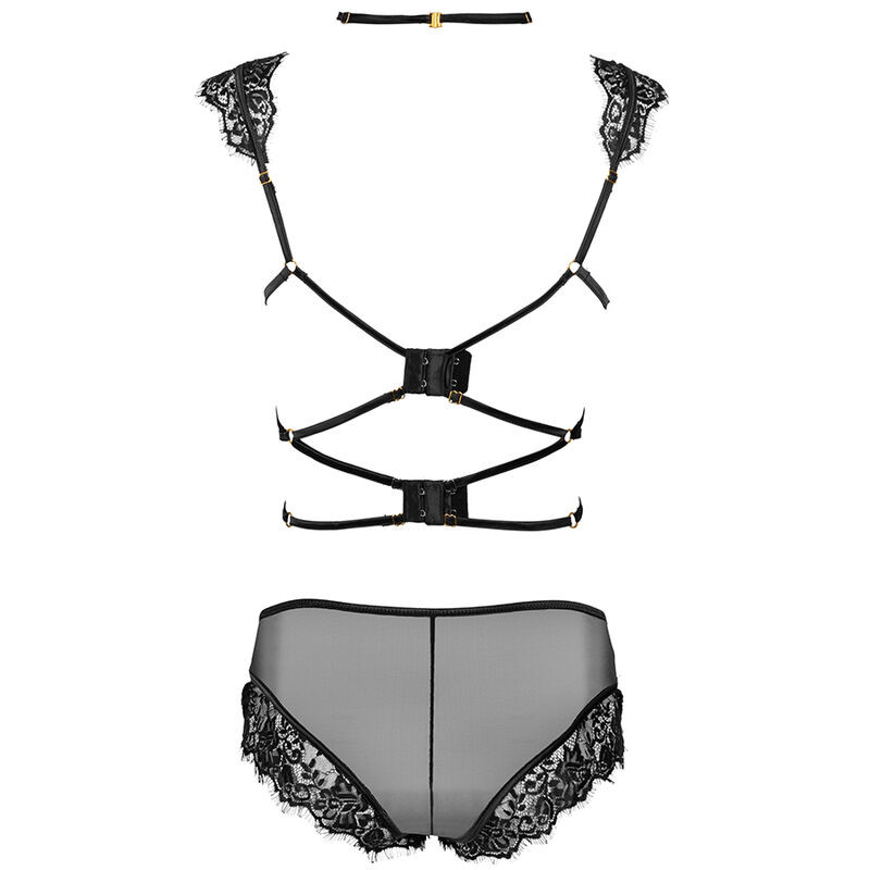 LIVCO CORSETTI FASHION - PALMENOM LC 90614 BRA + PANTY BLACK L/XL 3 