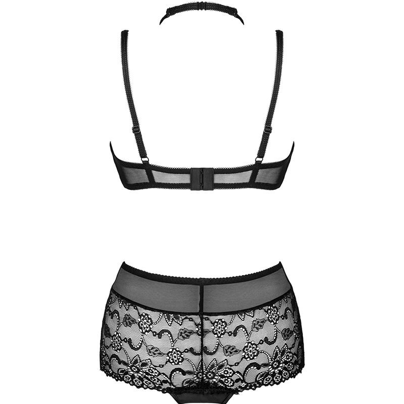 LIVCO CORSETTI FASHION - LINERA FOR THE SENSES COLLECTION BRA + PANTY BLACK L/XL 3 