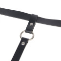 SUBBLIME - LEATHER CHAINLEG HARNESS BLACK ONE SIZE 4 