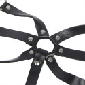 SUBBLIME - BODY HARNESS ADJUSTABLE STRAPS LEATHER BLACK ONE SIZE 5 