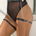 SUBBLIME - HARNAIS CEINTURE CUIR NOIR TAILLE UNIQUE 9 