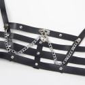 SUBBLIME - KORSETT HARNESS MIT KETTE DETAIL EINE GRÖSSE 3 