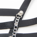 SUBBLIME - KORSETT HARNESS MIT KETTE DETAIL EINE GRÖSSE 4 