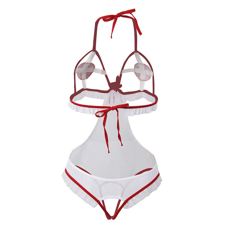 SUBBLIME - SEXY CROTCHLESS NURSE COSTUME S/M 4 